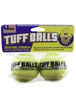 PetSport Natural Rubber Tuff Balls Dog Toy 2 Ball